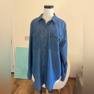 Denim Button Down Shirt
